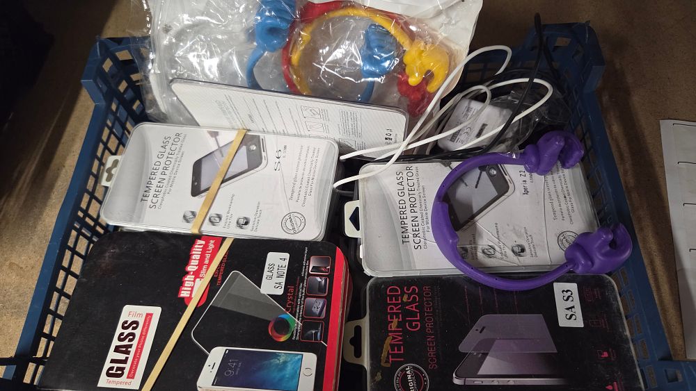Lot 236 – A Collection of Mobile Phone Accessories and Screen Protectors