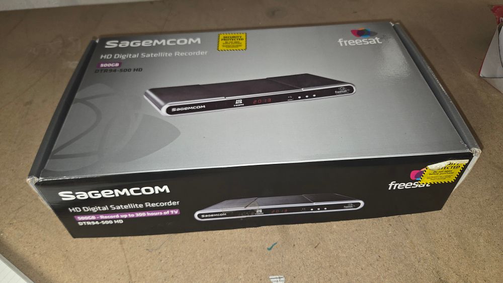 Lot 242 – Sagemcom DTR94-500 HD Freesat Digital Satellite Recorder