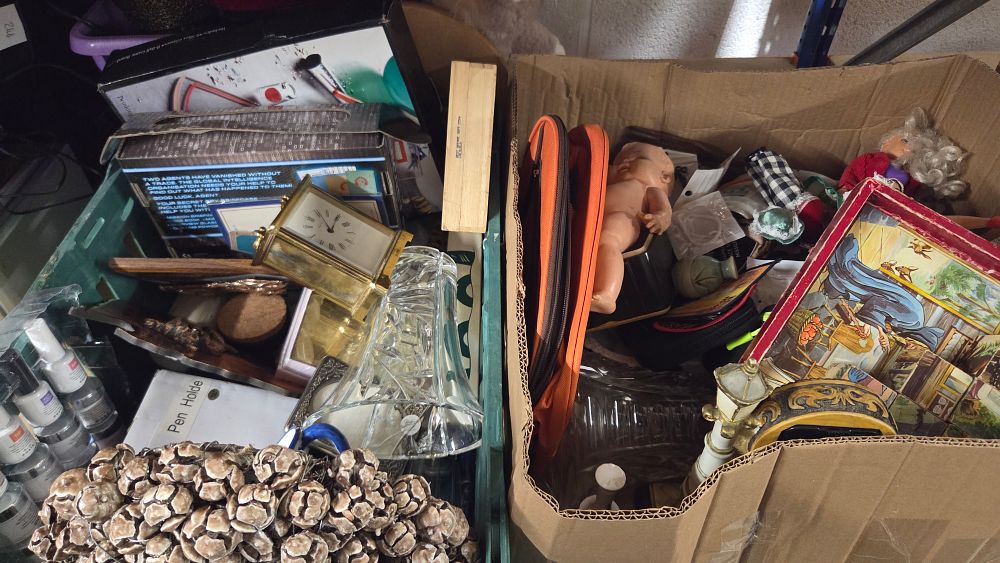Lot 248 – Two Boxes of Miscellaneous Household Goods and Toys