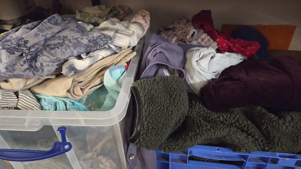 Lot 363 – Two Boxes of Clothing etc