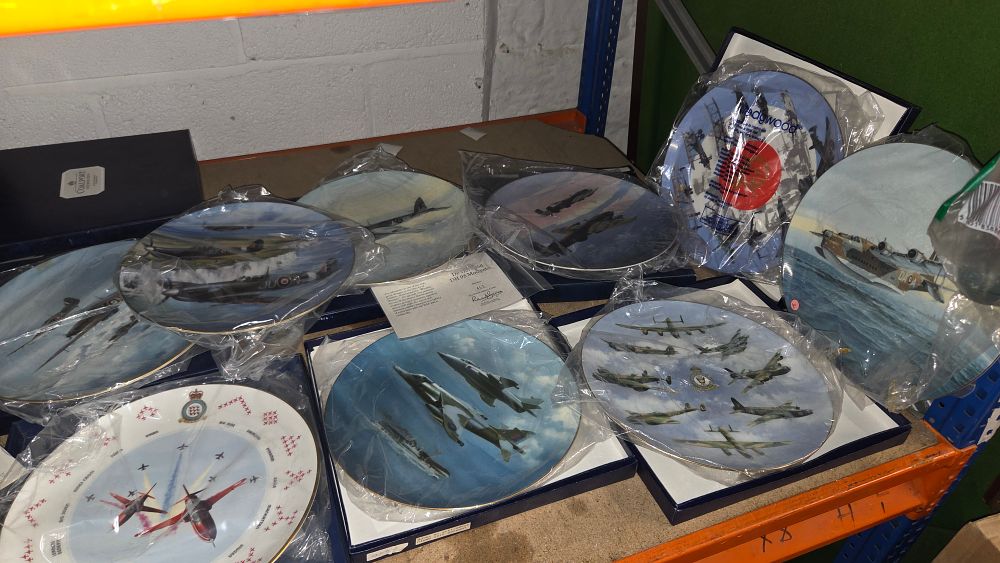 Lot 431 – A Collection of Coalport and Wedgwood Aircraft Collector Plates