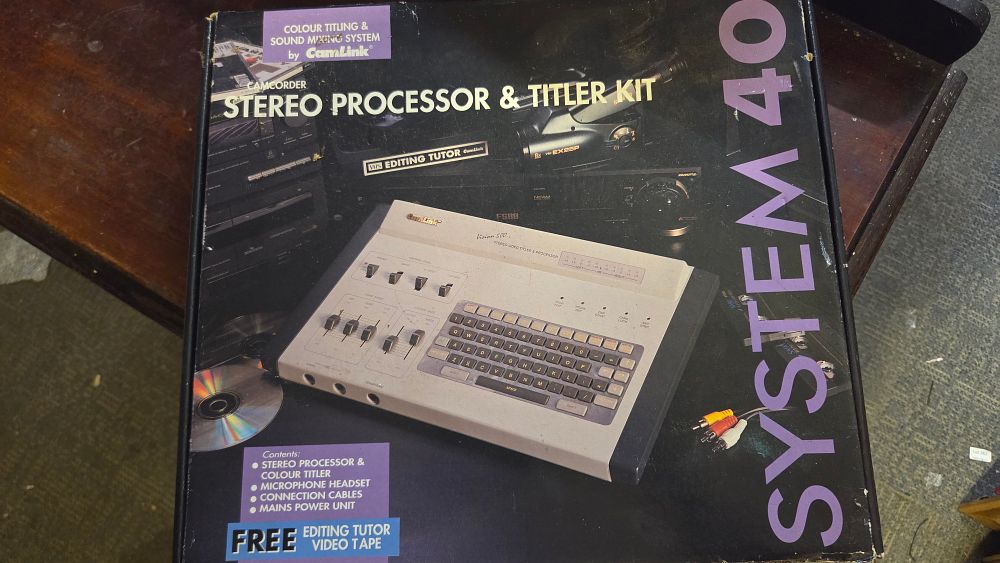Lot 367 – CamLink System 40 Vision 500 Stereo Processor and Titler Kit