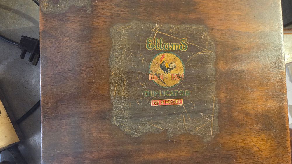 Lot 372 – Ellam’s Bantam Duplicator No 2 Model