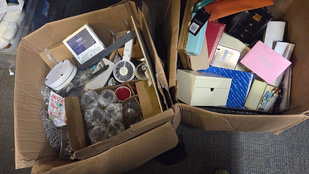Lot 440 – Two Boxes of Household and Decorative Items