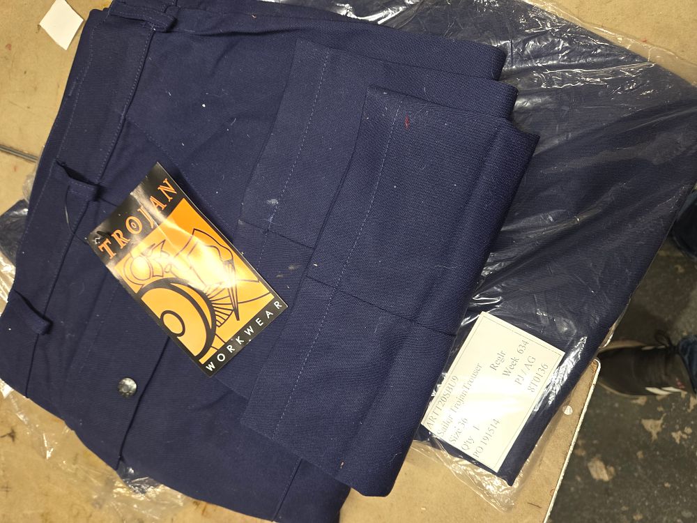 Lot 520 – 3 Trojan Workwear Sailor Trojan Trousers Size 36 Regular