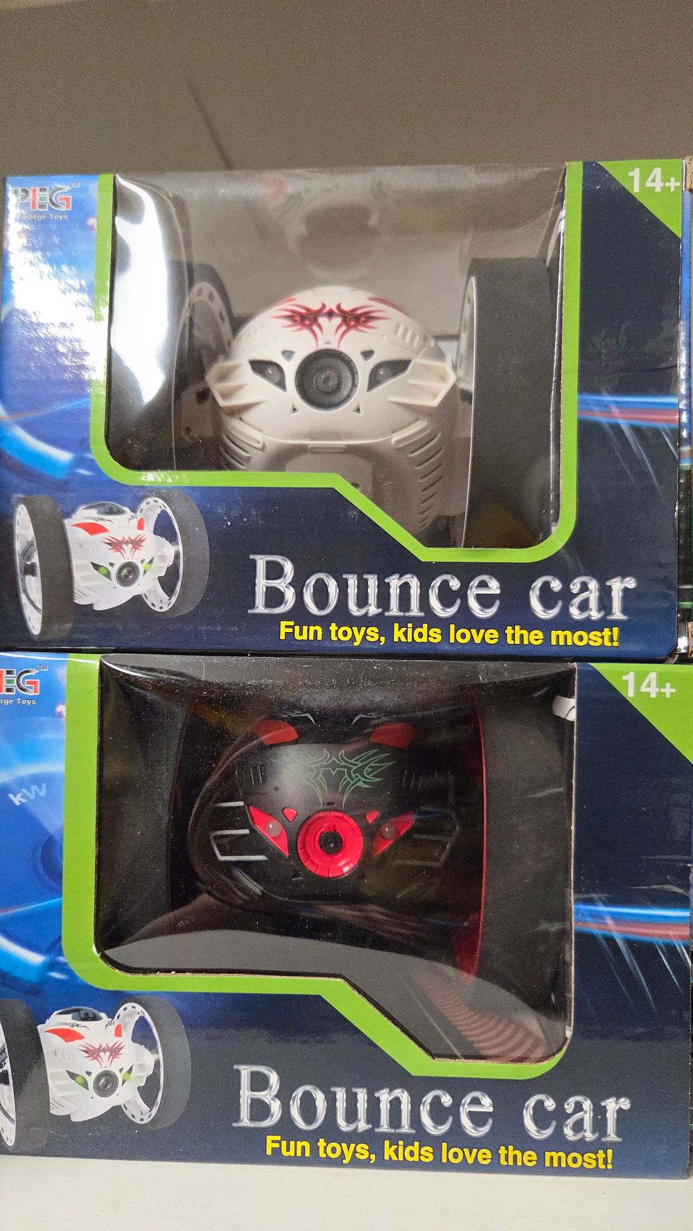 Lot 161 – Two PEG SJ88 Remote Control Bounce Cars