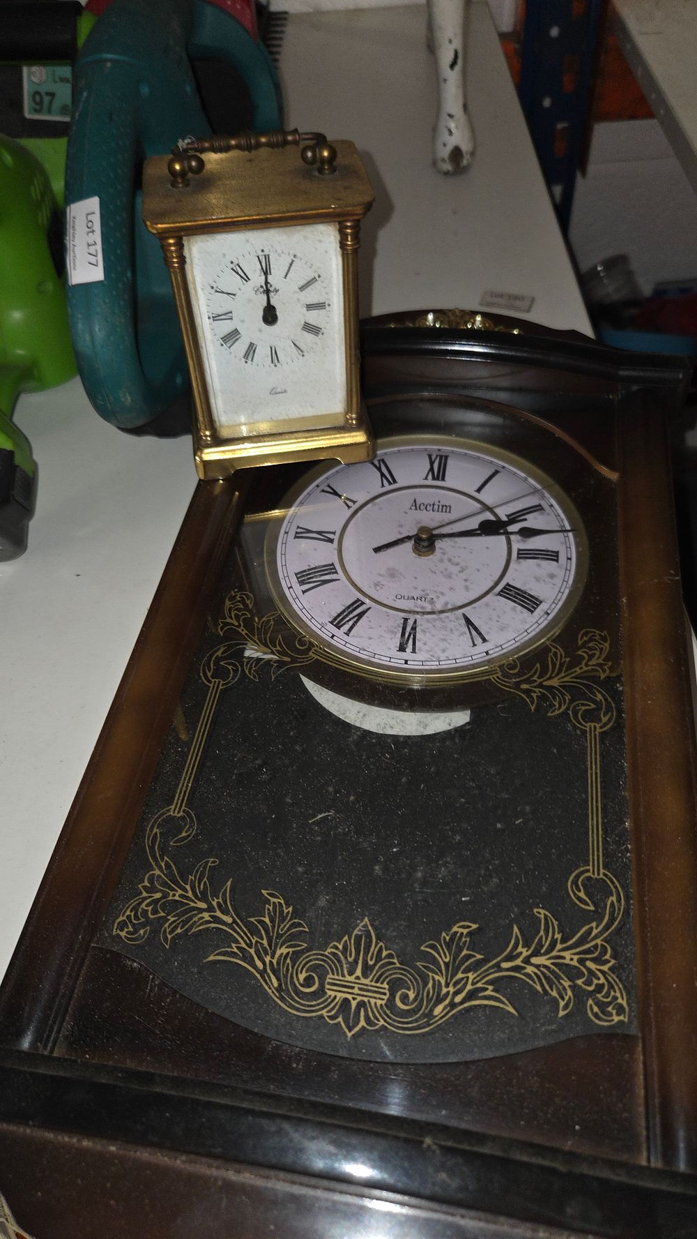 Lot 184 – Two Clocks. Including Acctim Quartz Clock