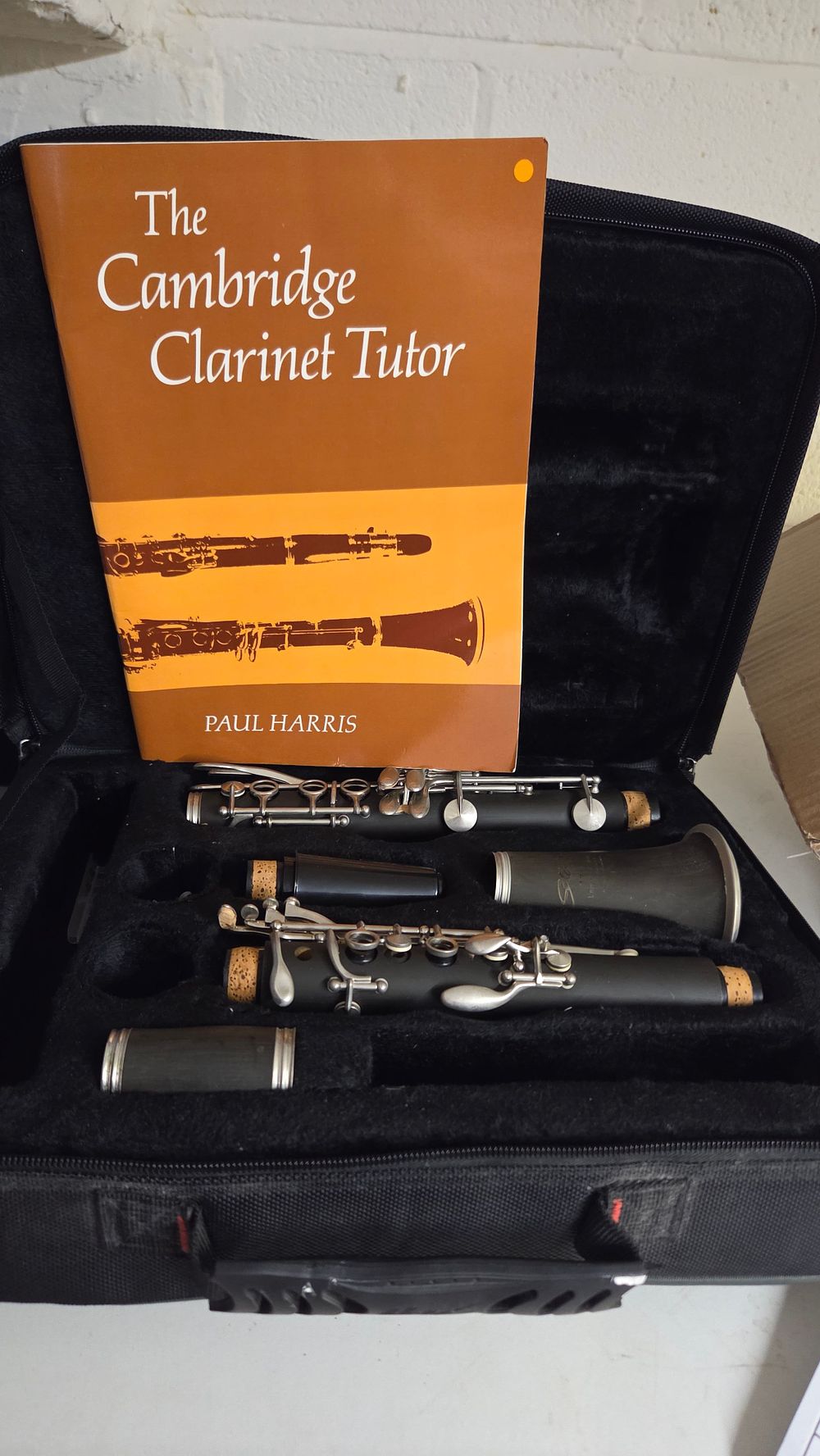 Lot 224 – Startone University of Music Clarinet with Tutor Book and Case