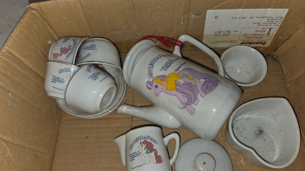 Lot 234 – A Collection of Vintage My Little Pony Ceramic Tea Set Pieces