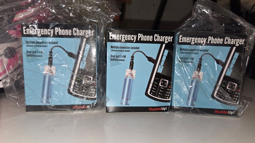 Lot 242 – Three thumbsUp! Emergency Phone Chargers