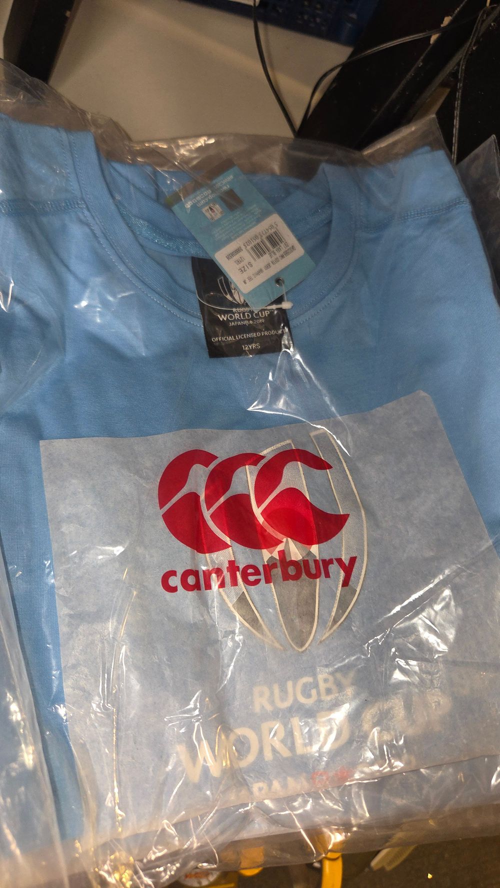 Lot 244 – Six Canterbury Rugby World Cup Japan 2019 Graphic T-shirts