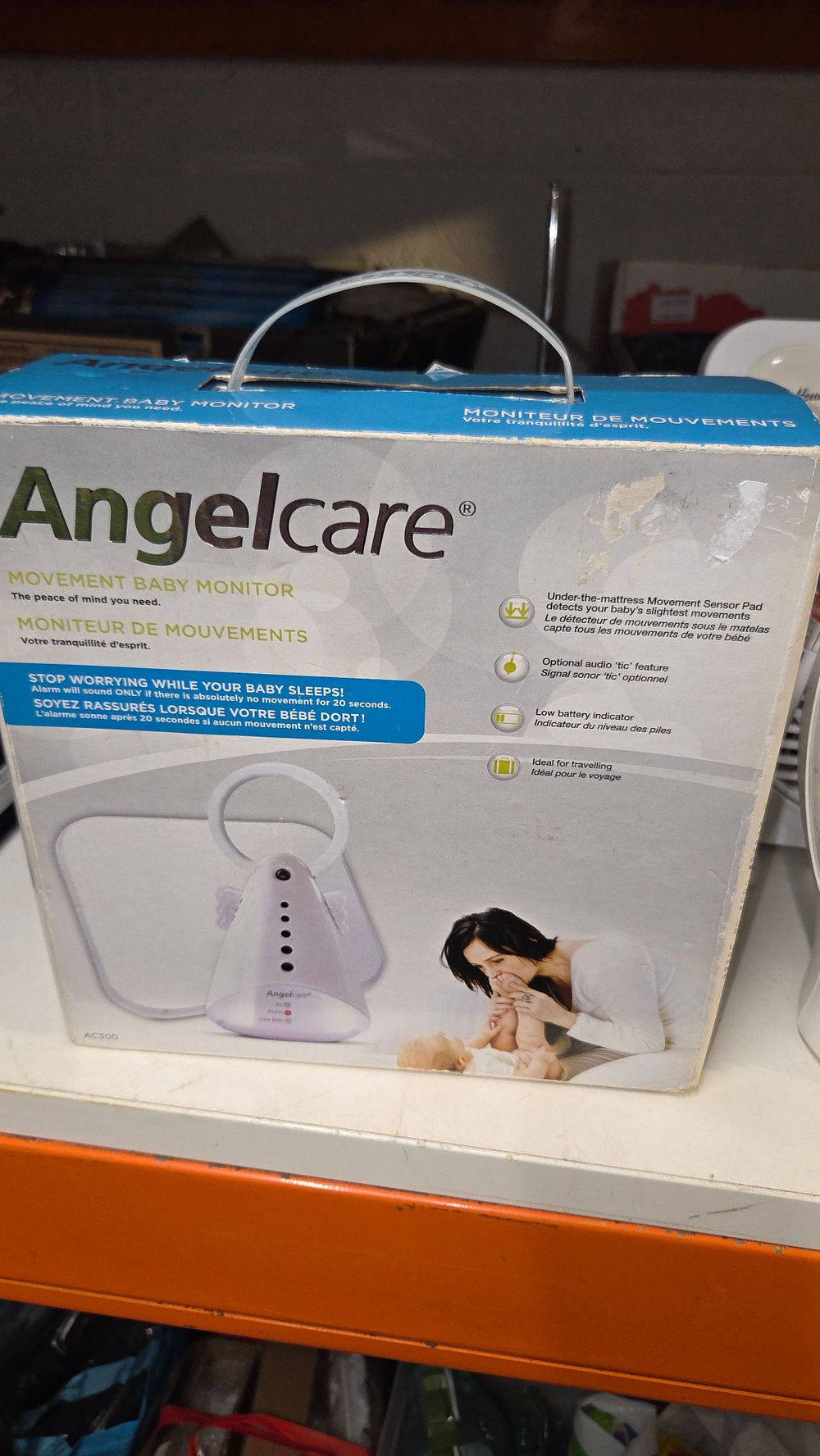 Lot 264 – Angelcare AC300 Movement Baby Monitor in Original Packaging