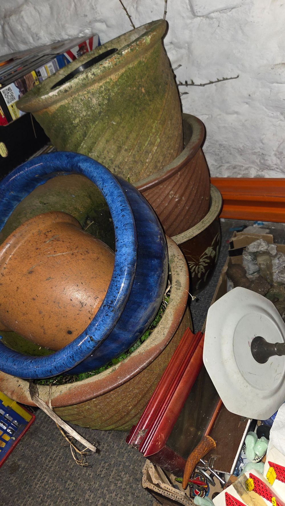 Lot 344 – A Collection of Ceramic and Terracotta Garden Pots
