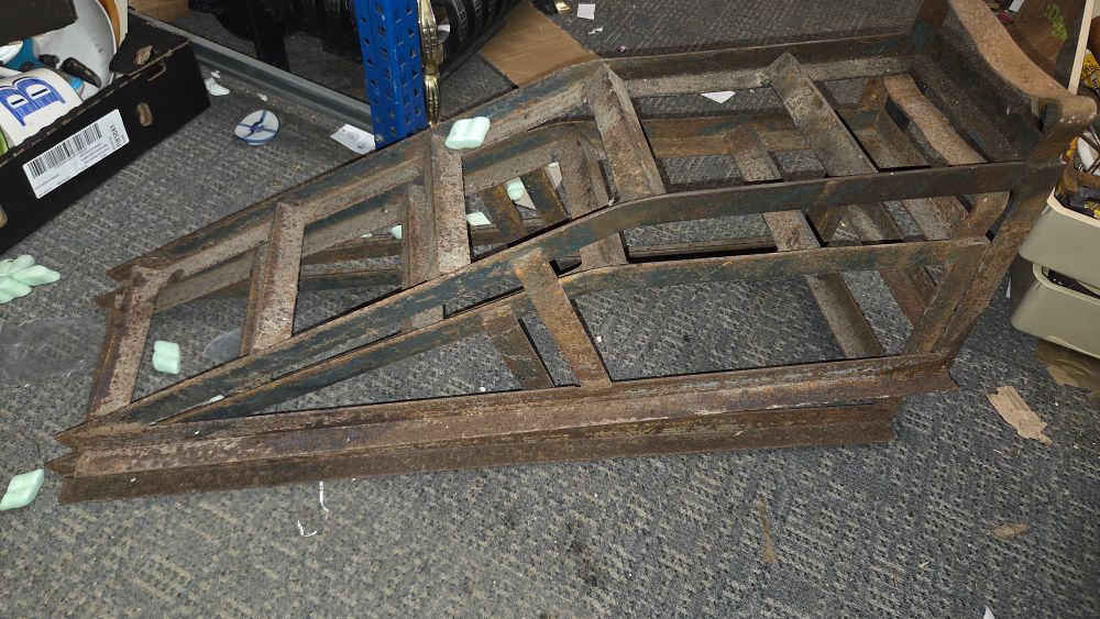 Lot 346 – A Pair of Metal Vehicle Ramps