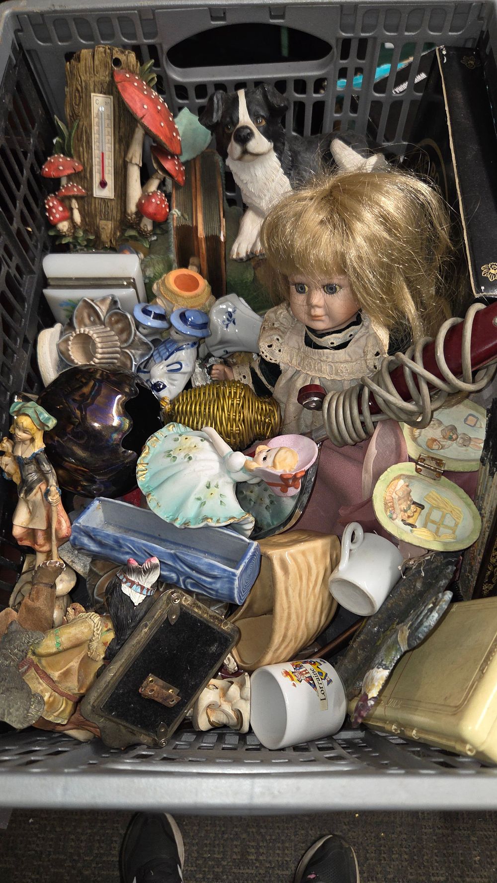 Lot 353 – A Collection of Figurines, a Doll, and Decorative Items