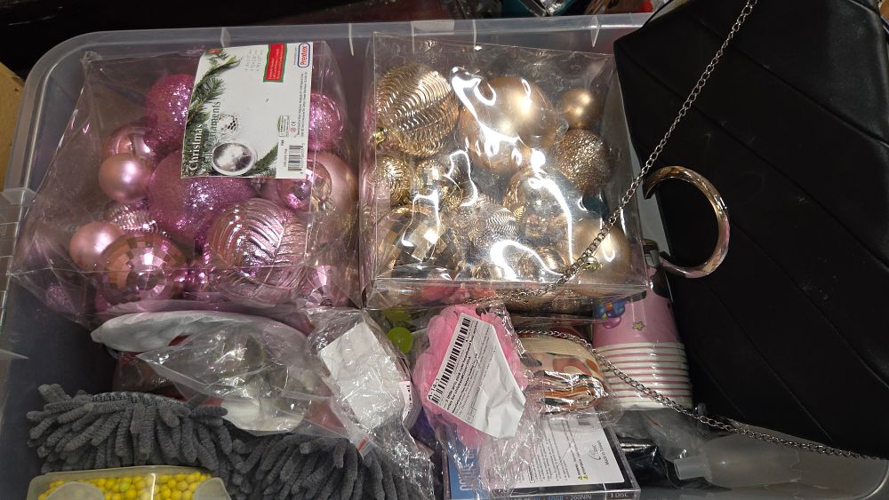 Lot 360 – A Collection of Prextex Christmas Ornaments and Fashion Accessories