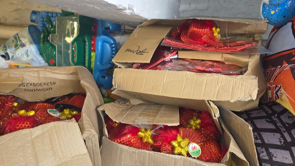 Lot 323 – Collection of Red Sequined Cymru Wales Dragon Hats