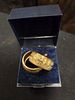 A Pair of 9ct Gold Engraved Hoop Earrings 3.12gImage - 1
