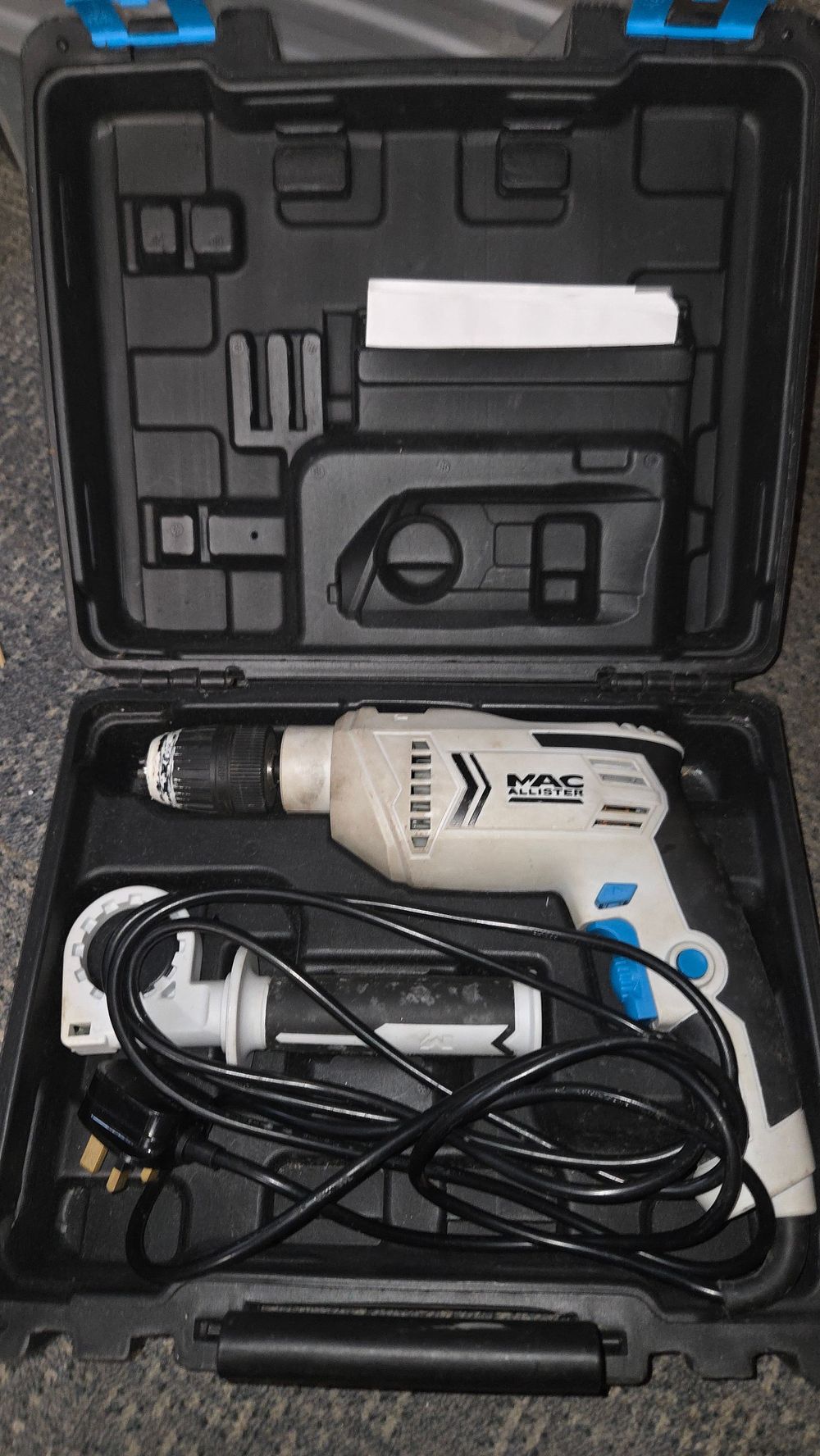 Lot 425 – Mac Allister 600W Corded Impact Drill MSHD600 in Case