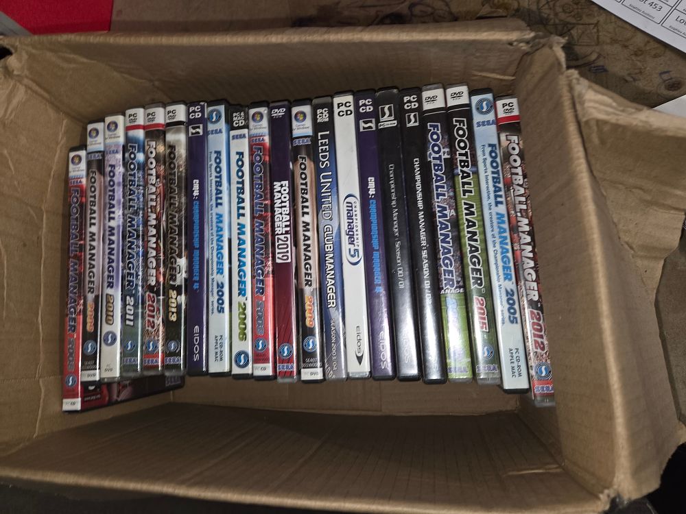 Lot 435 – A Collection of Football Manager and Championship Manager Games