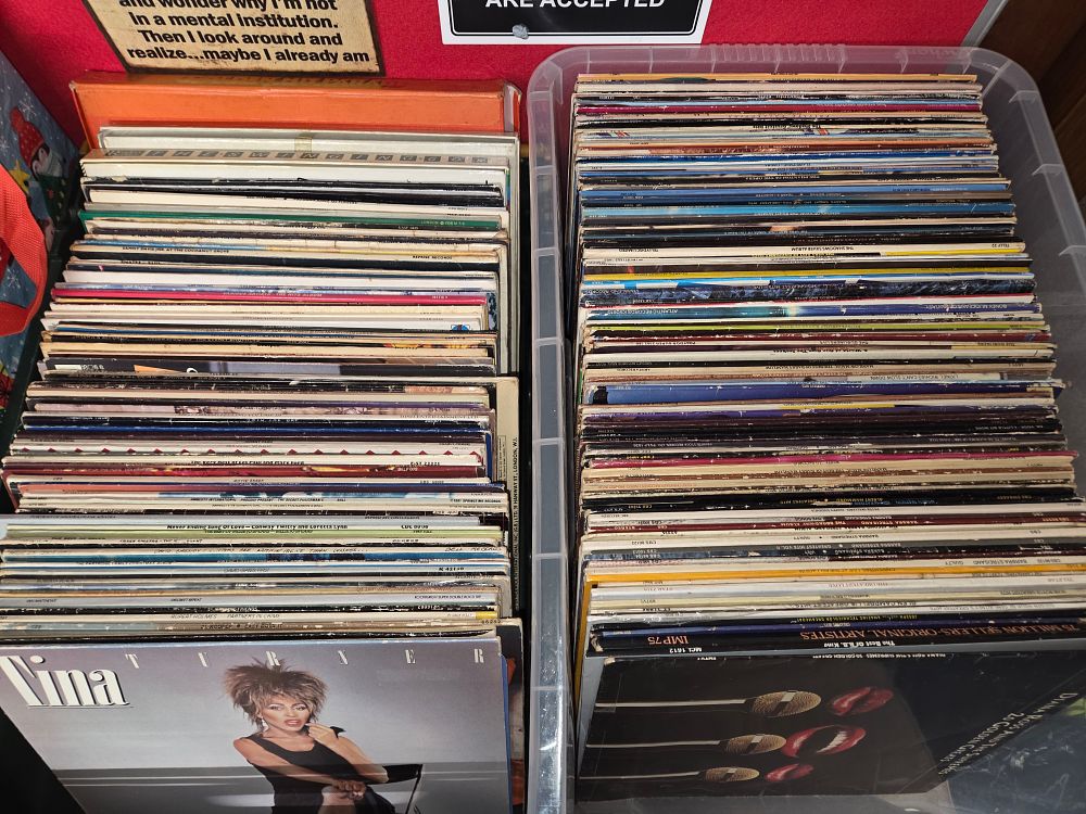 Lot 437 – A collection of assorted vinyl records including Tina Turner