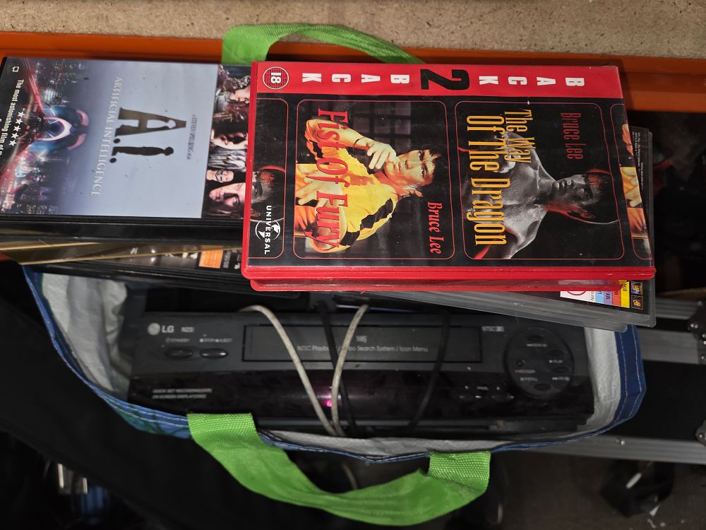 Lot 466 – An LG VCR and Assorted VHS