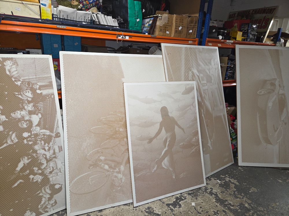 Lot 504 – A Collection of Large Graphic Art Panels