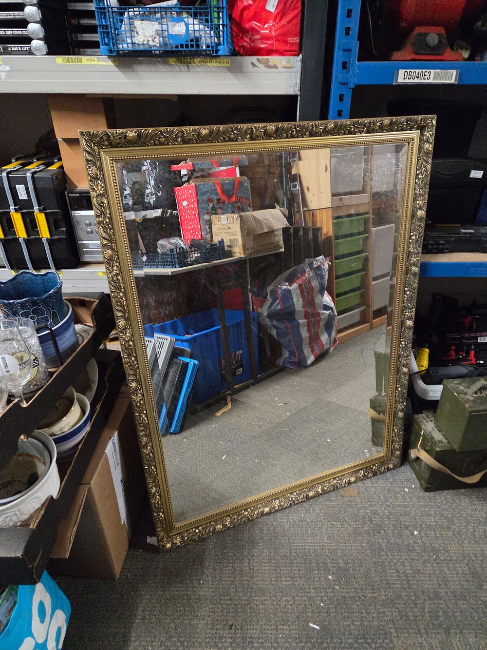 Lot 508 – Large 19th Century Style Ornate Giltwood Wall Mirror