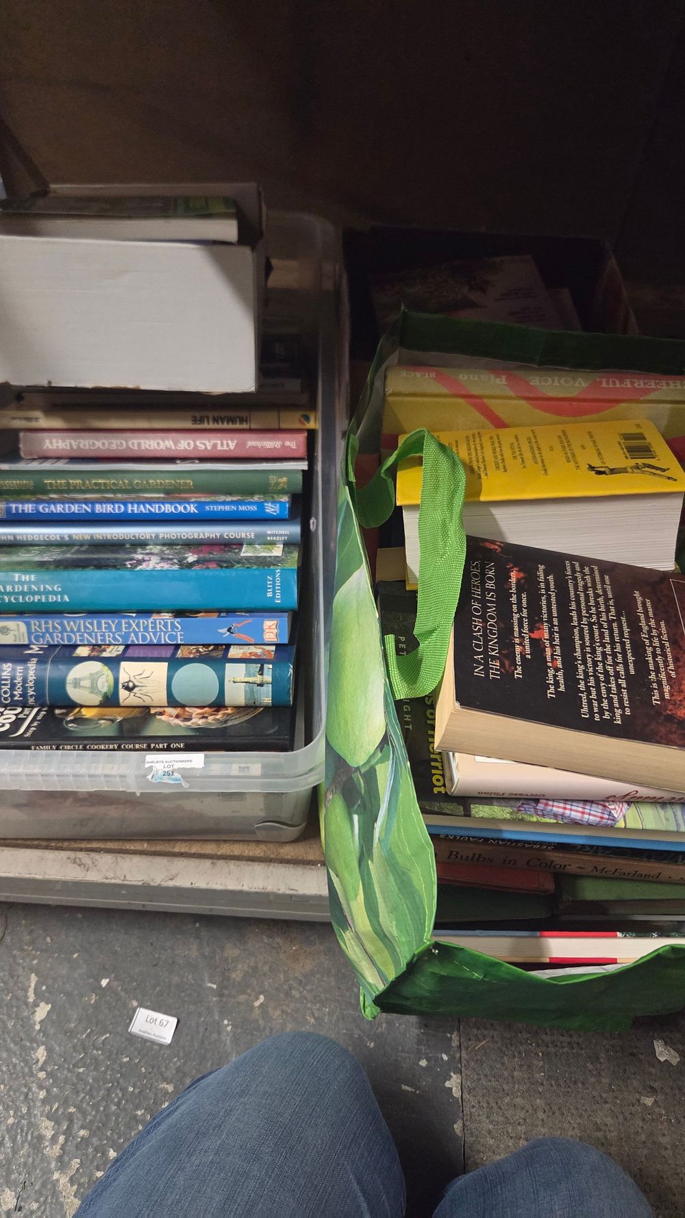 Lot 523 – Box and Bag of Books on Gardening and Geography