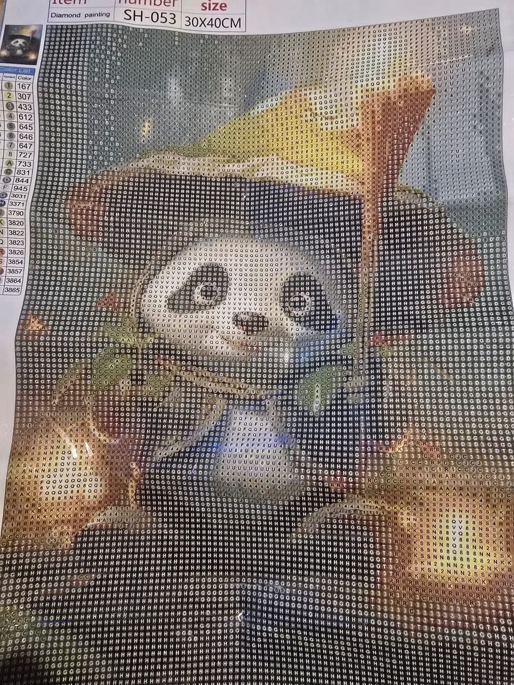 Lot 538 – Ten Kung Fu Panda Diamond Painting Kits
