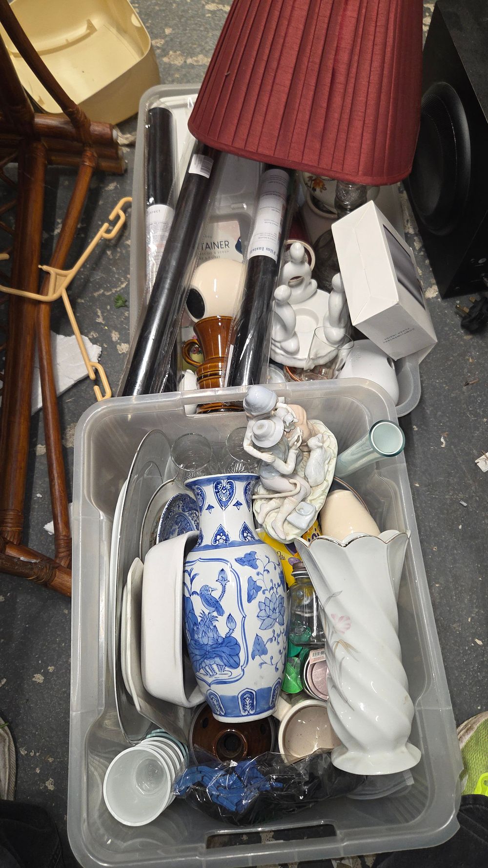 Lot 546 – Two Boxes of Ceramic and Glass Items