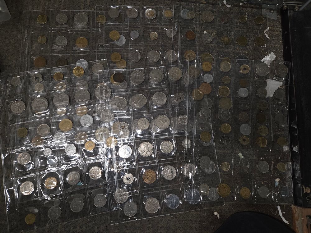 Lot 602 – A Collection of Silver Gold and Copper Tone World Coins