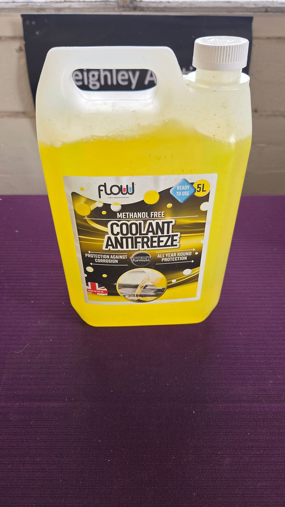 Lot 195 – 5L Flow Methanol Free Coolant Antifreeze