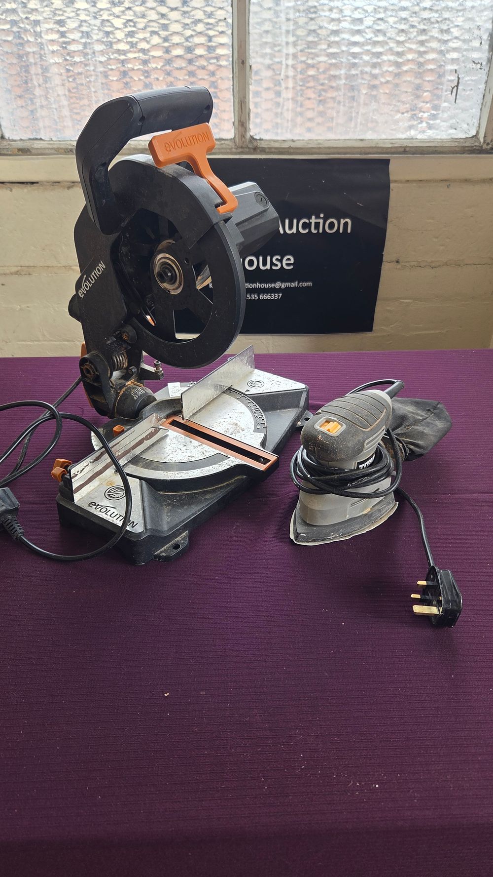 Lot 197 – Evolution Saw and Titan Sander both Working Order