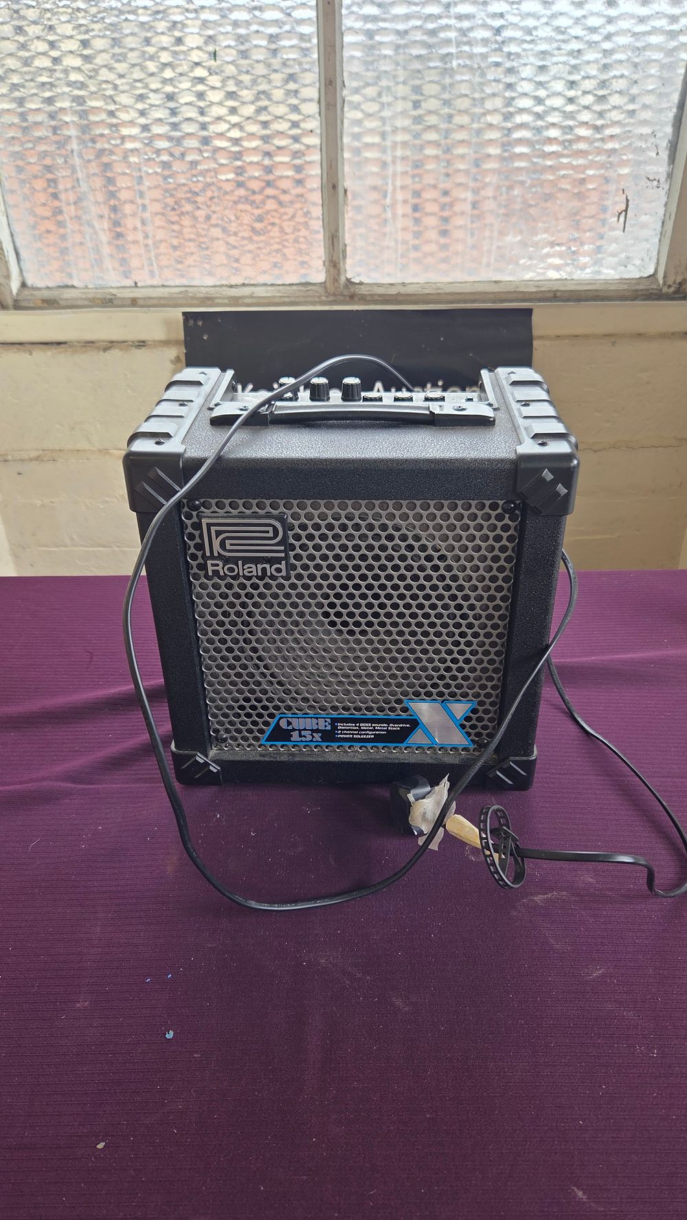 Lot 199 – Roland CUBE-15X 15 Watt Guitar Amplifier Working Order