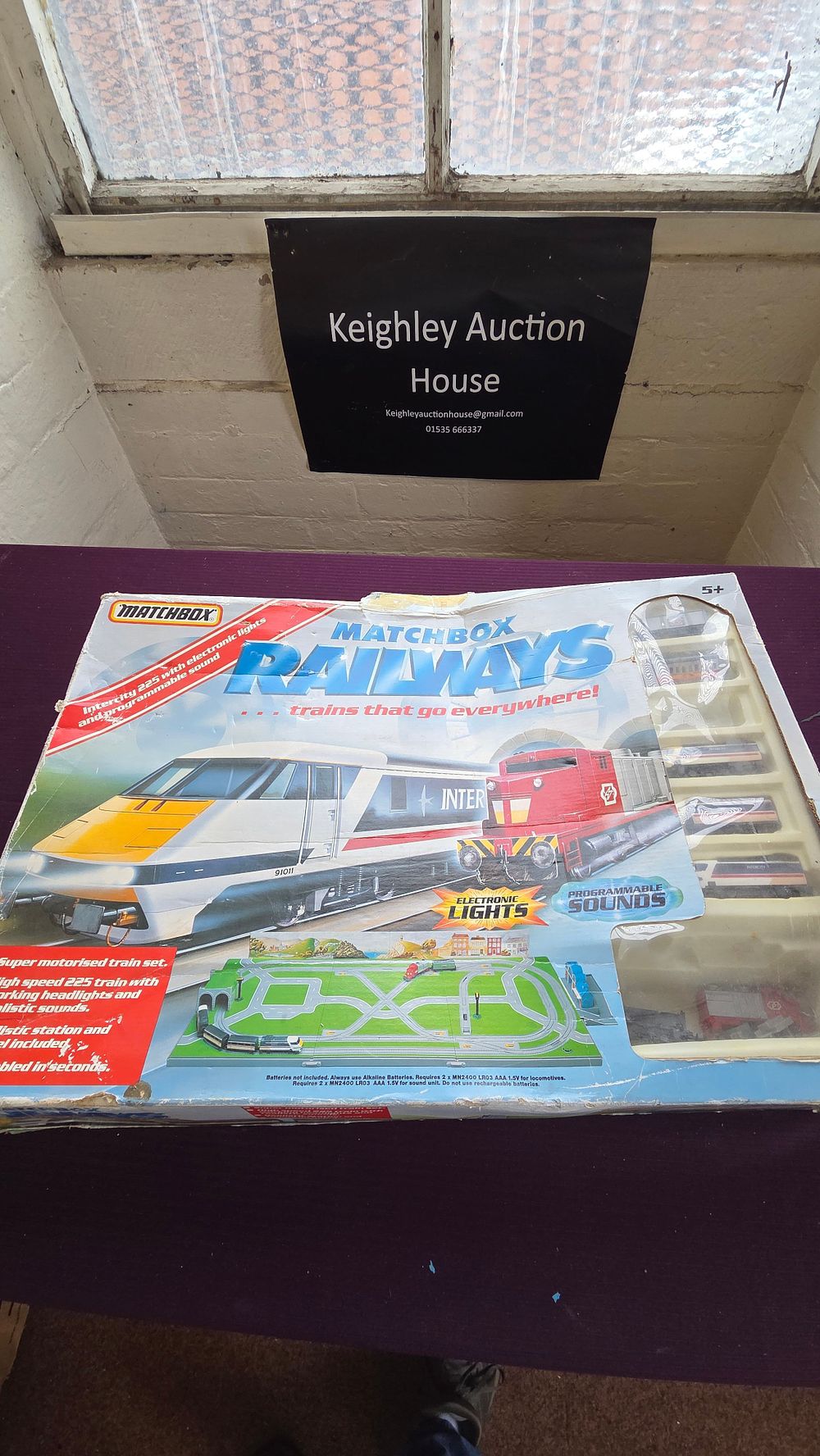 Lot 208 – Matchbox Railways Intercity 225 Electronic Toy Train Set