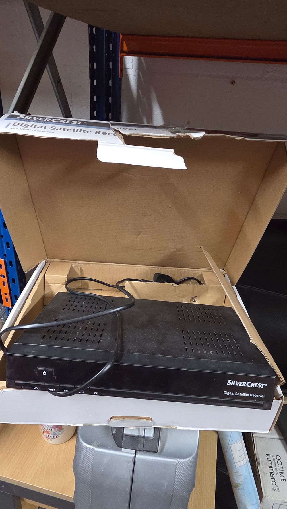 Lot 217 – SilverCrest Digital Satellite Receiver in Original Box
