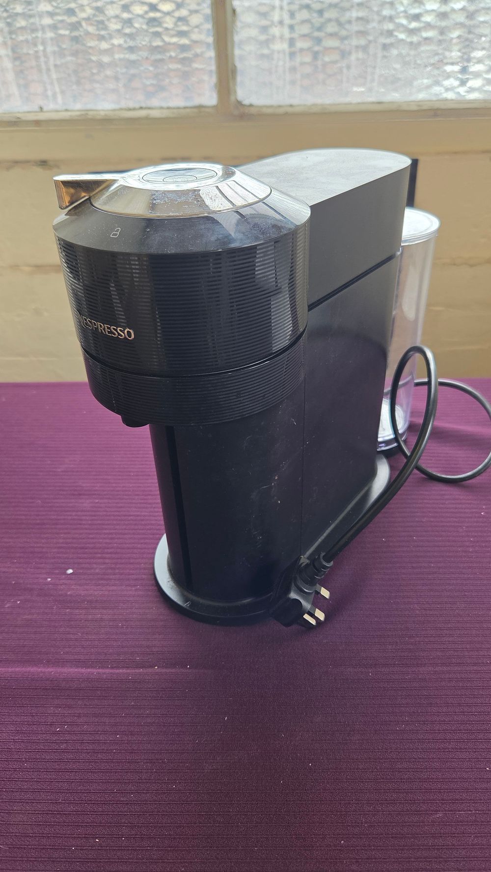 Lot 240 – Nespresso Vertuo Next Coffee and Espresso Machine in working order