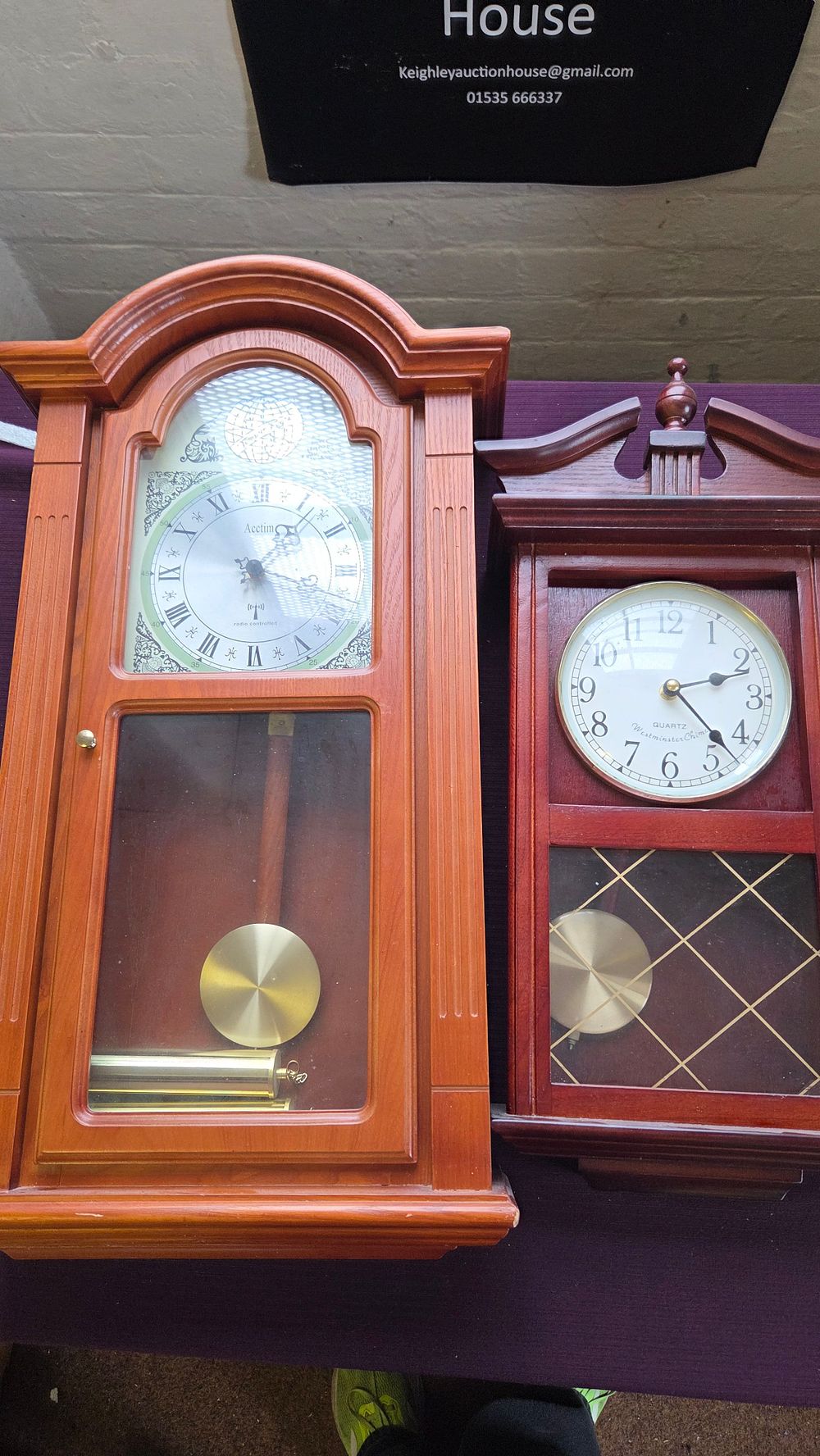 Lot 256 – Two Acctim and Bedford Clock Collection wall clocks