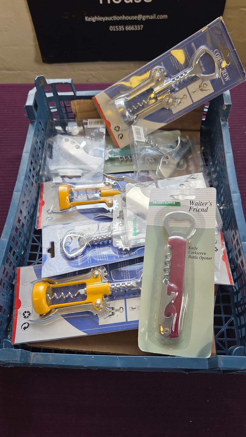 Lot 268 – A Box of Corkscrews and Bottle Openers