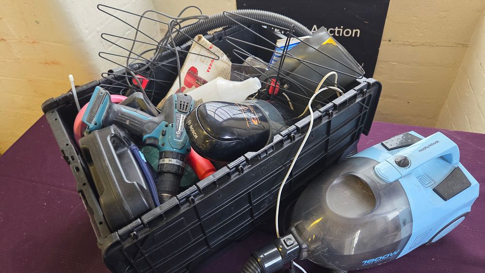 Lot 321 – Box of Mixed Electronics and Other Household Items