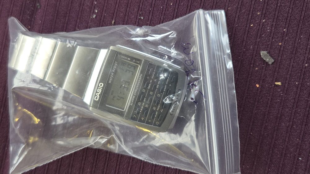 Lot 606 – Casio CA-506 Digital Calculator Alarm Chronograph Quartz Wristwatch