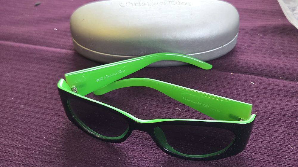 Lot 610 – Christian Dior Londres Bicolour Sunglasses with Branded Case