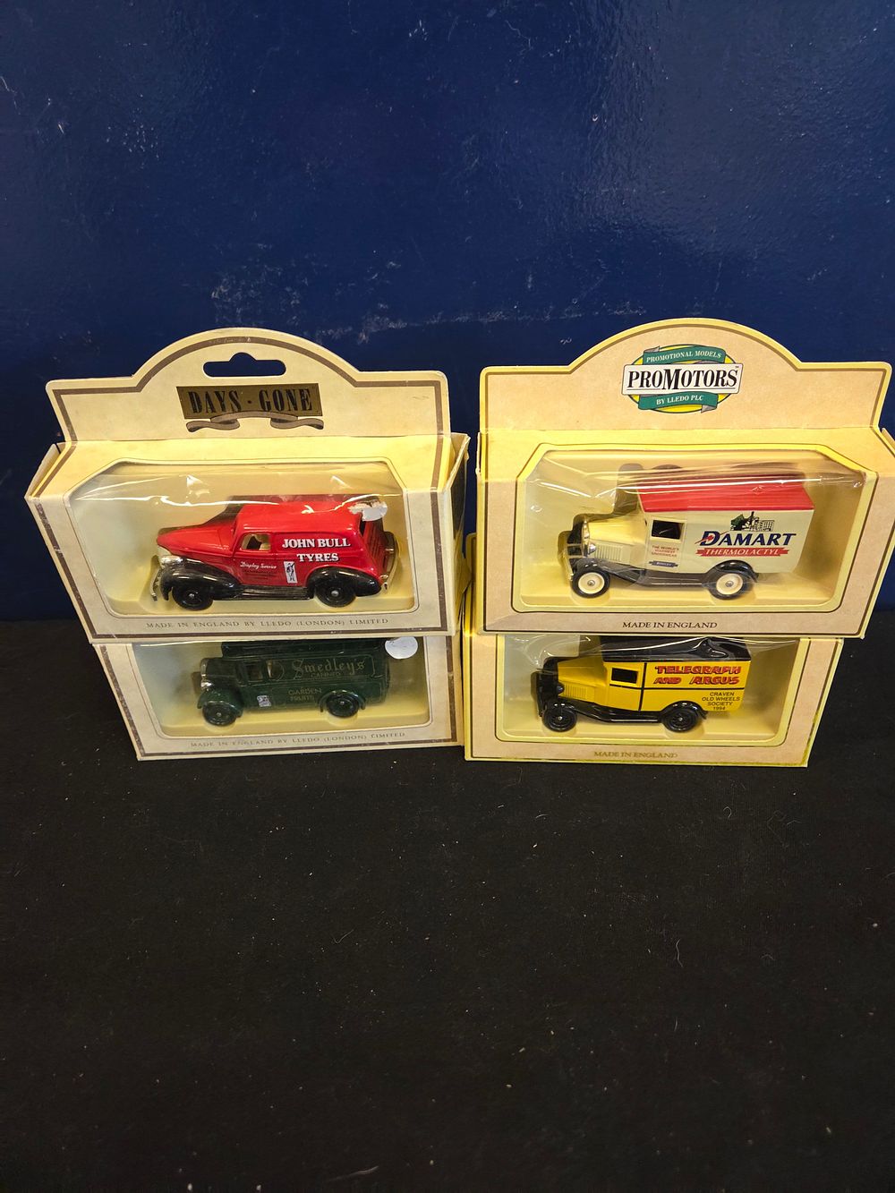 Lot 155 – A Group of Four Lledo Days Gone and Promotors Promotional Model Vans