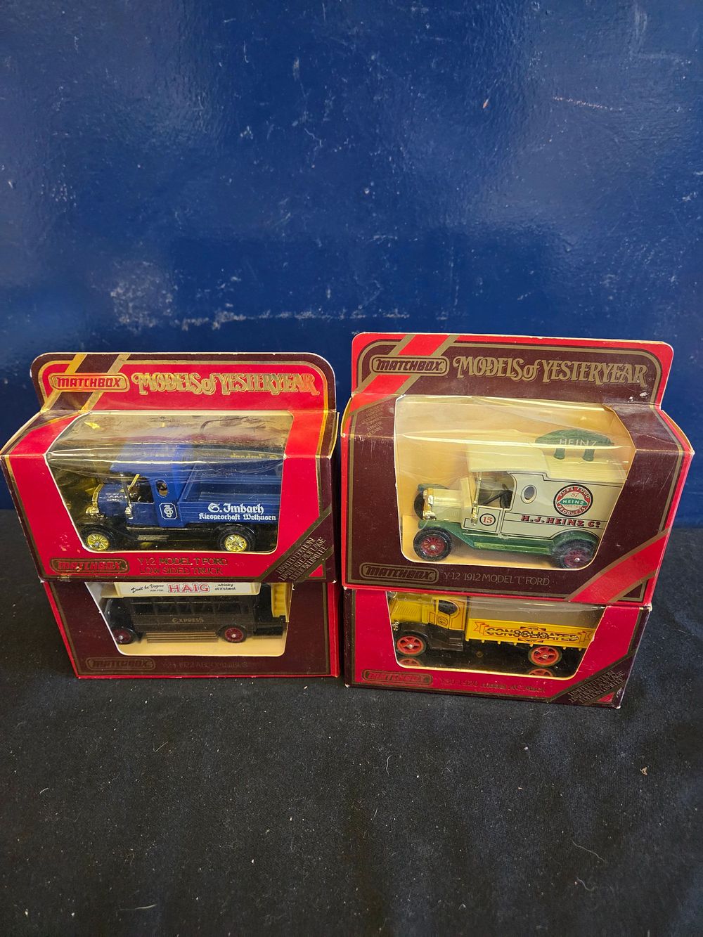 Lot 156 – A Collection of Four Matchbox Models of Yesteryear Die-cast Vehicles