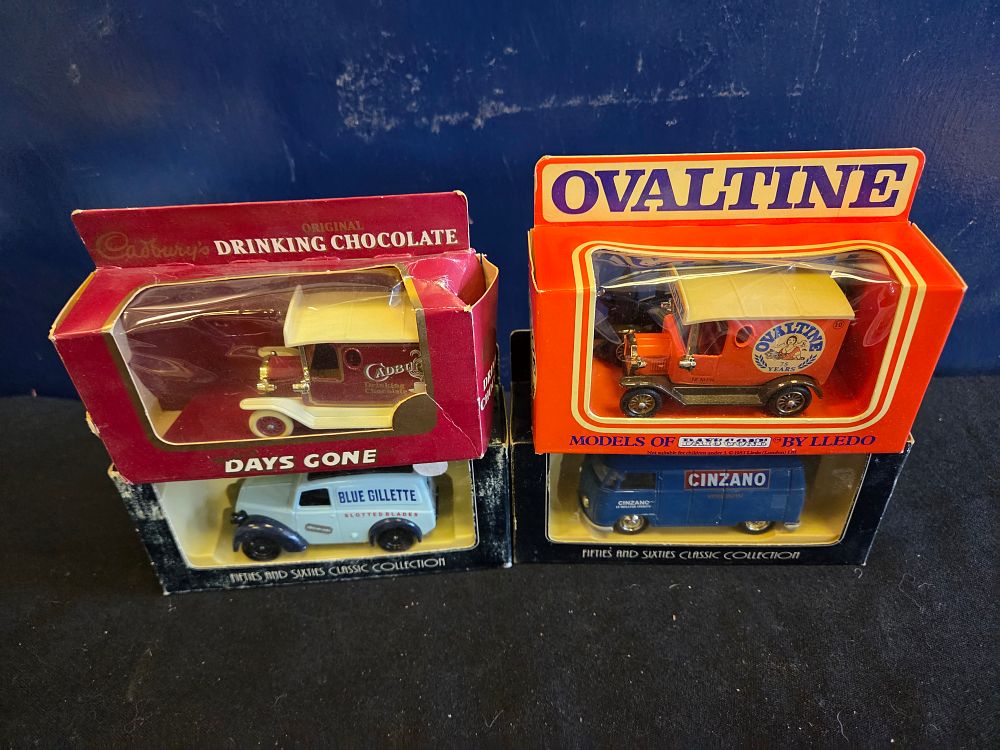 Lot 157 – Four Lledo Models of Days Gone and Fifties and Sixties Classic Collection Model Vans