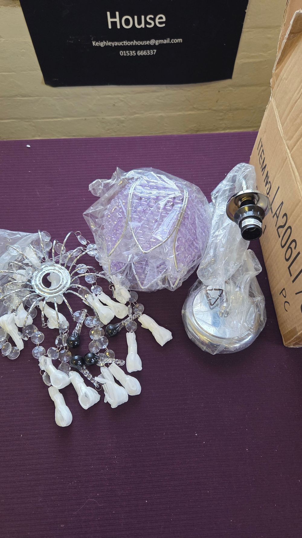 Lot 171 – A Selection of Light Fixture Components