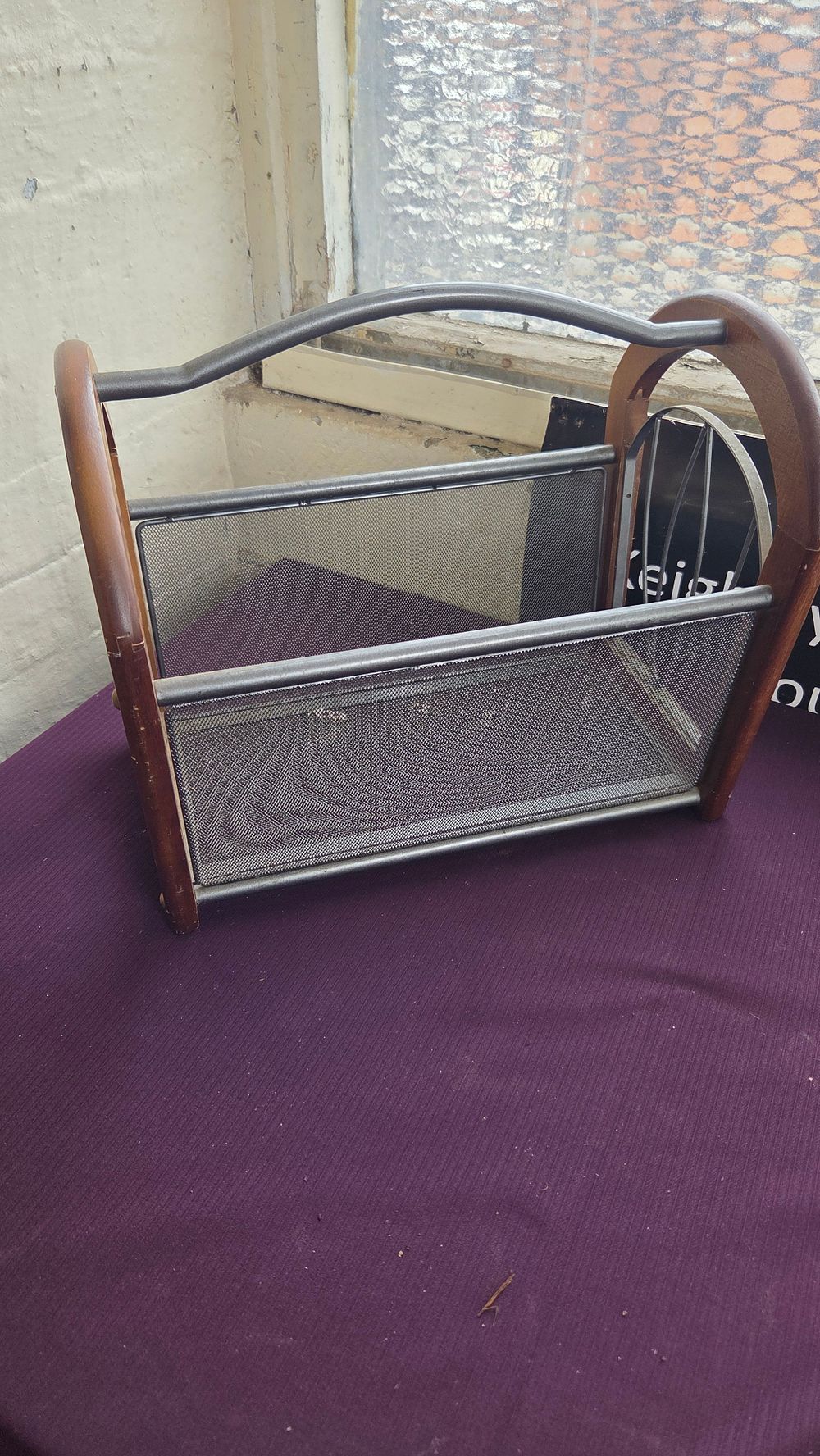 Lot 265 – A Contemporary Mixed-Media Magazine Rack