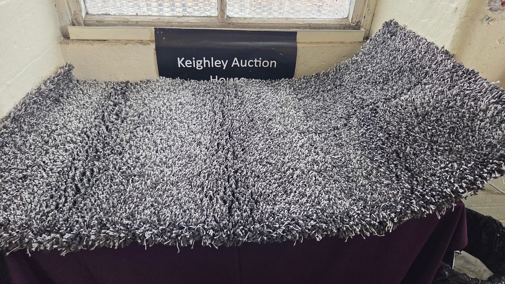 Lot 267 – Dunelm Slumber Charcoal Shaggy Deep-Pile Rug