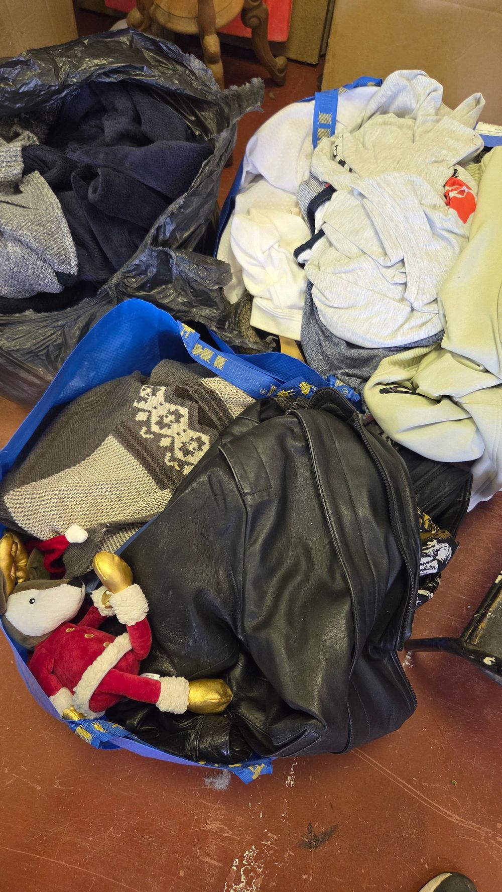 Lot 273 – Three Bags of Clothing etc